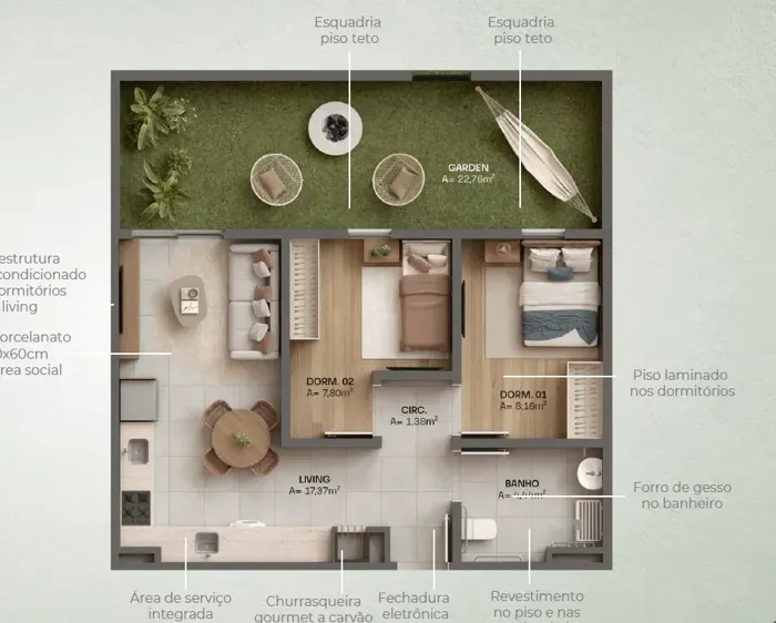Viva Urban – Garden · finais 8 e 9